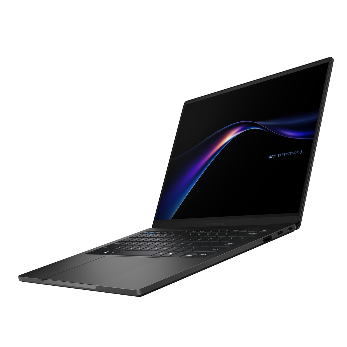 ASUS ExpertBook A7406CMA-U80854XS Intel Core 5 320 Laptop 35,6 cm (14") WQXGA+ 16 GB LPDDR5x-SDRAM 256 GB SSD Wi-Fi 6E (802.11ax) Windows 11 Pro Schwarz QWERTZ Schweiz
