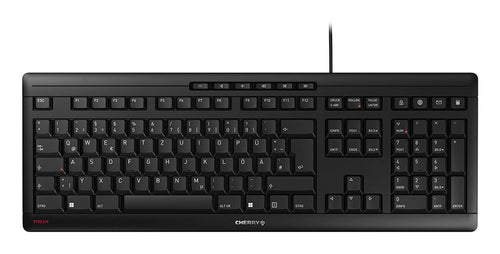 Contour Design STREAM KEYBOARD Kabelgebundene Tastatur, Schwarz, USB (QWERTZ - DE)