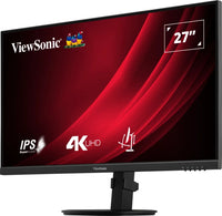 Viewsonic VG Series VG2708-4K Computerbildschirm 68,6 cm (27") 3840 x 2160 Pixel 4K Ultra HD LED Schwarz