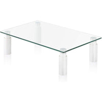 Techly ICA-MS 461E Flachbildschirm-Tischhalterung 81,3 cm (32") Tisch/Bank Transparent