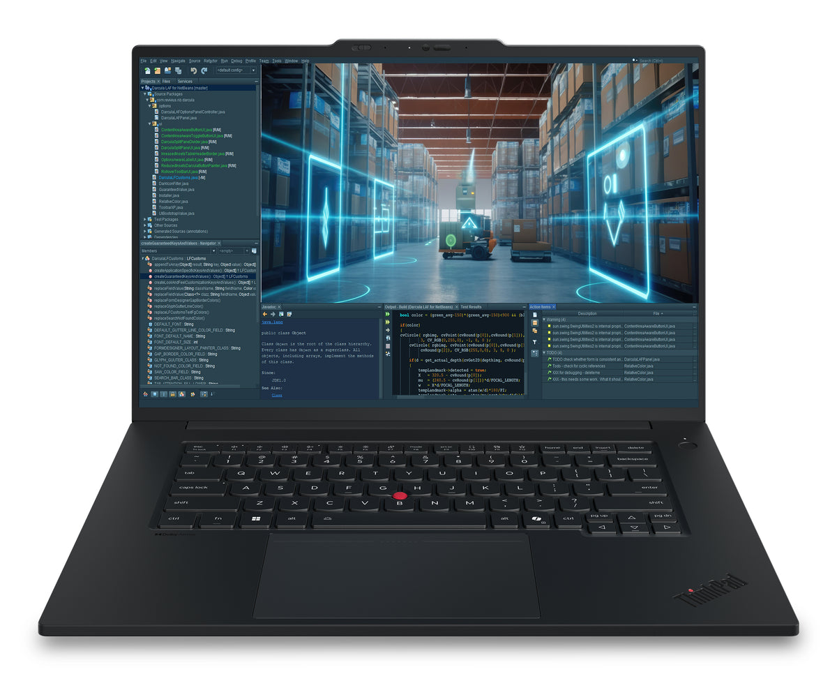 Lenovo ThinkPad P1 Gen 9 Intel Core Ultra 9 386H Mobiler Arbeitsplatz 40,6 cm (16") WUXGA 64 GB LPDDR5x-SDRAM 1 TB SSD NVIDIA RTX PRO 2000 Blackwell Wi-Fi 7 (802.11be) Windows 11 Pro Schwarz Deutsch