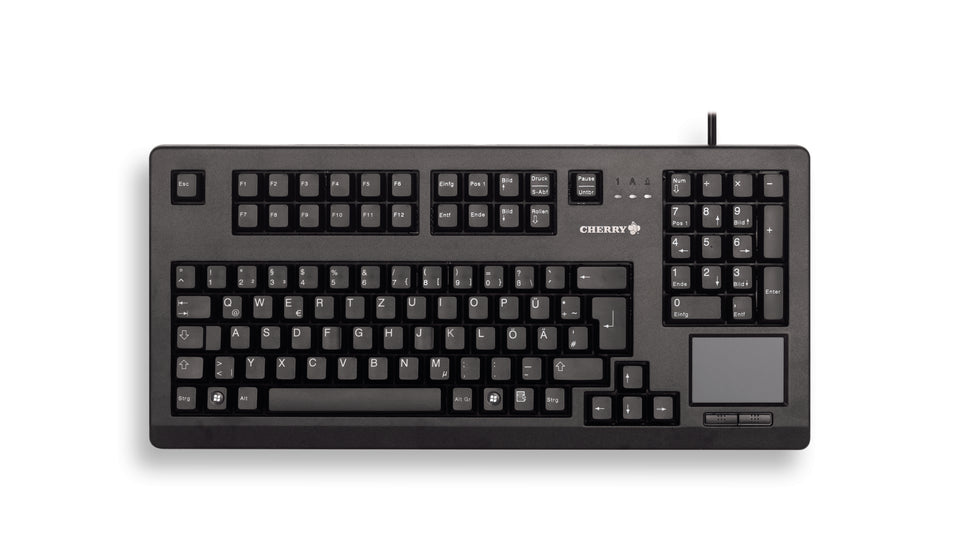 Clavier filaire CHERRY TouchBoard G80-11900 avec pavé tactile, Noir, USB (QWERTZ - DE)