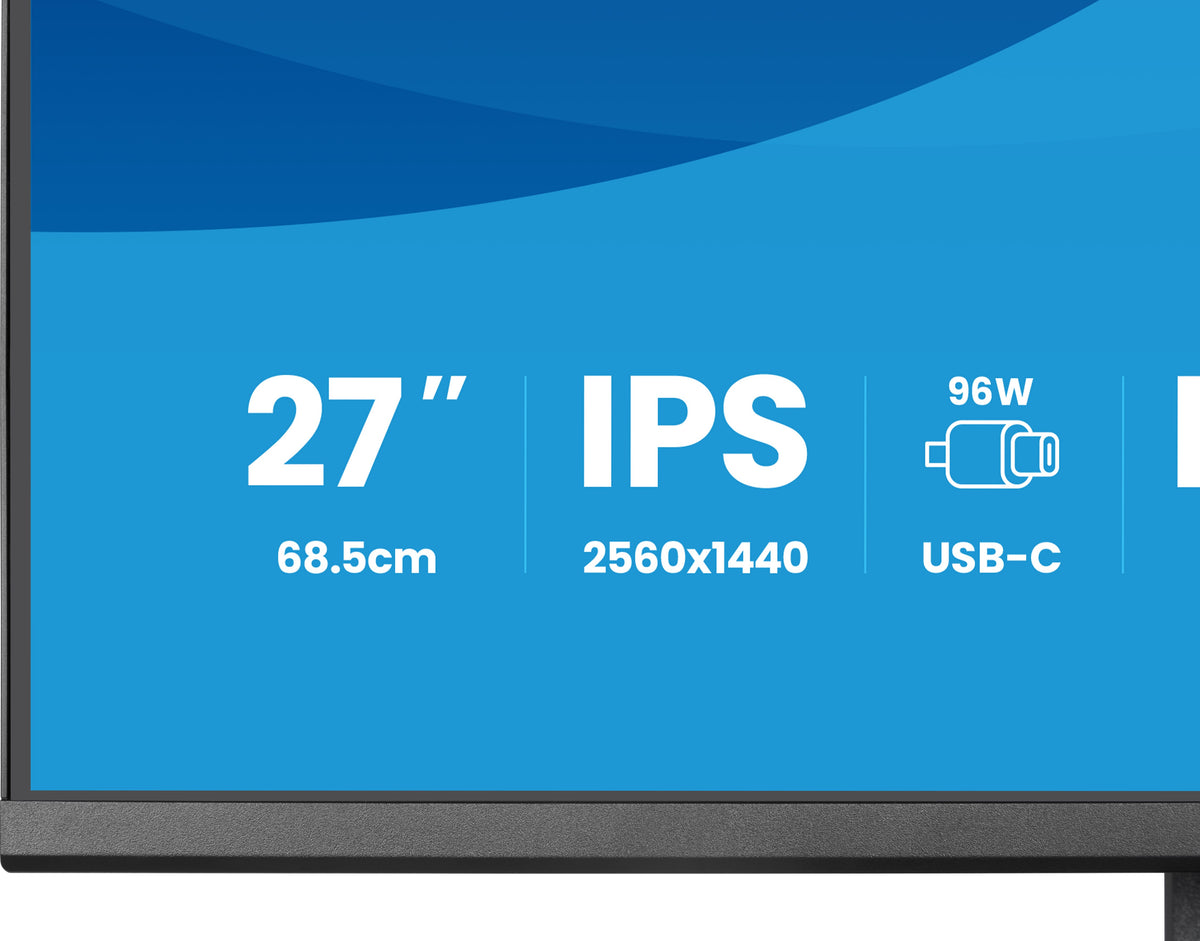iiyama ProLite XB2797QSNPH-B1 27IN IPS LCD 4MS 2560X1440 350CD/M2 HDMI/DP/USB 2 Computerbildschirm 68,6 cm (27") 2560 x 1440 Pixel Quad HD Schwarz