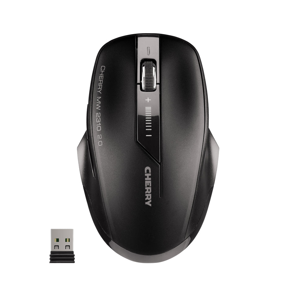 CHERRY MW 2310 2.0 Kabellose Maus, Schwarz, USB