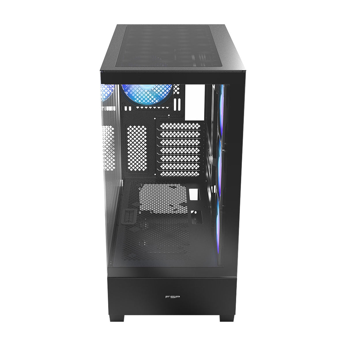 FSP M370-BA Gehäuse Midi Tower mITX, mATX, ATX (BTF) Schwarz ARGB