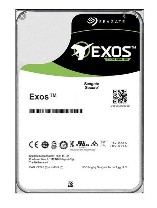 Seagate Exos X16 Interne Festplatte 14 TB 7200 RPM 256 MB 3.5" SAS