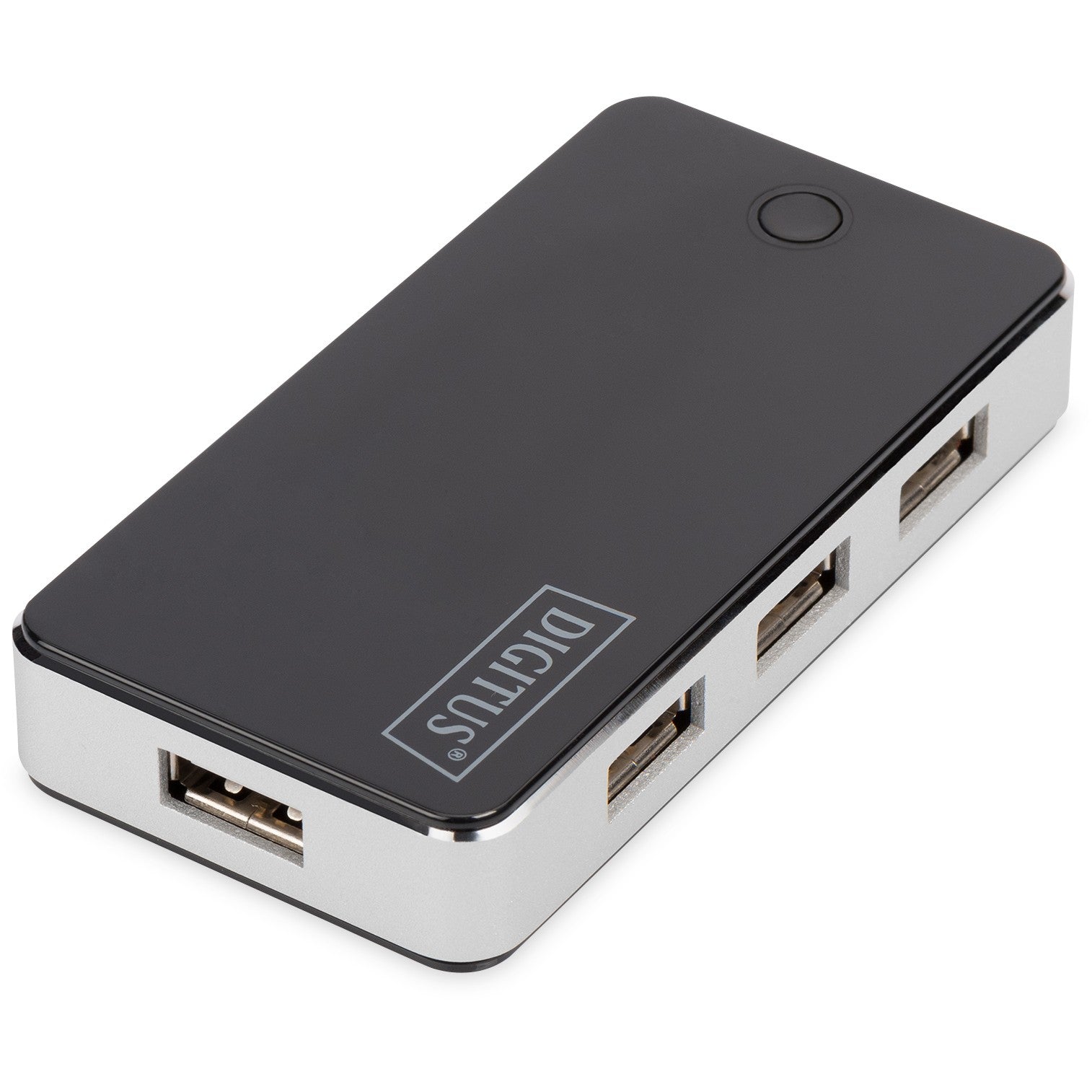 DIGITUS USB-Hub 7-Port 2.0->7xA2.0 m.Netzteil schwarz