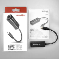 Axagon ADE-SRC USB-C Gigabit Ethernet Adapter