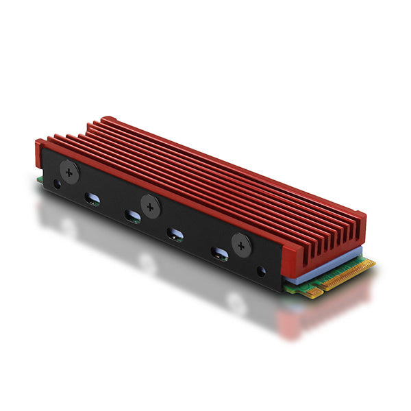 Axagon CLR-M2 Alu-Passivkühler für alle M.2-SSD-Festplatten Gr. 2280, Höhe 12 mm.