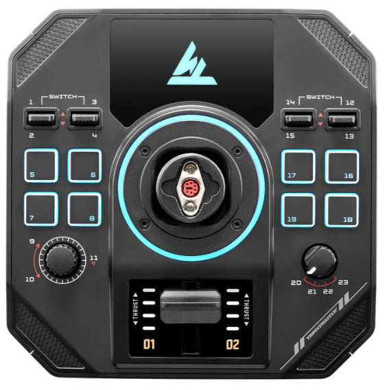 Thrustmaster Sol-R 5 Base Schwarz USB Joystick Basis Analog / Digital PC