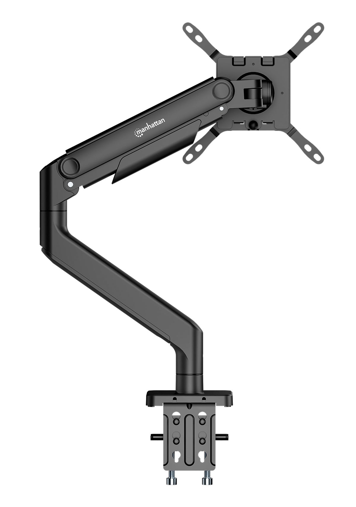Manhattan 462570 Flachbildschirm-Tischhalterung 124,5 cm (49") Tisch/Bank Schwarz