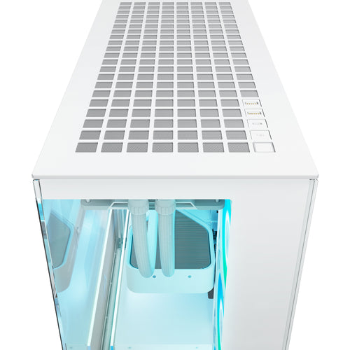 Arctic Xtender (White) transparent window w/o GPU vertical mount