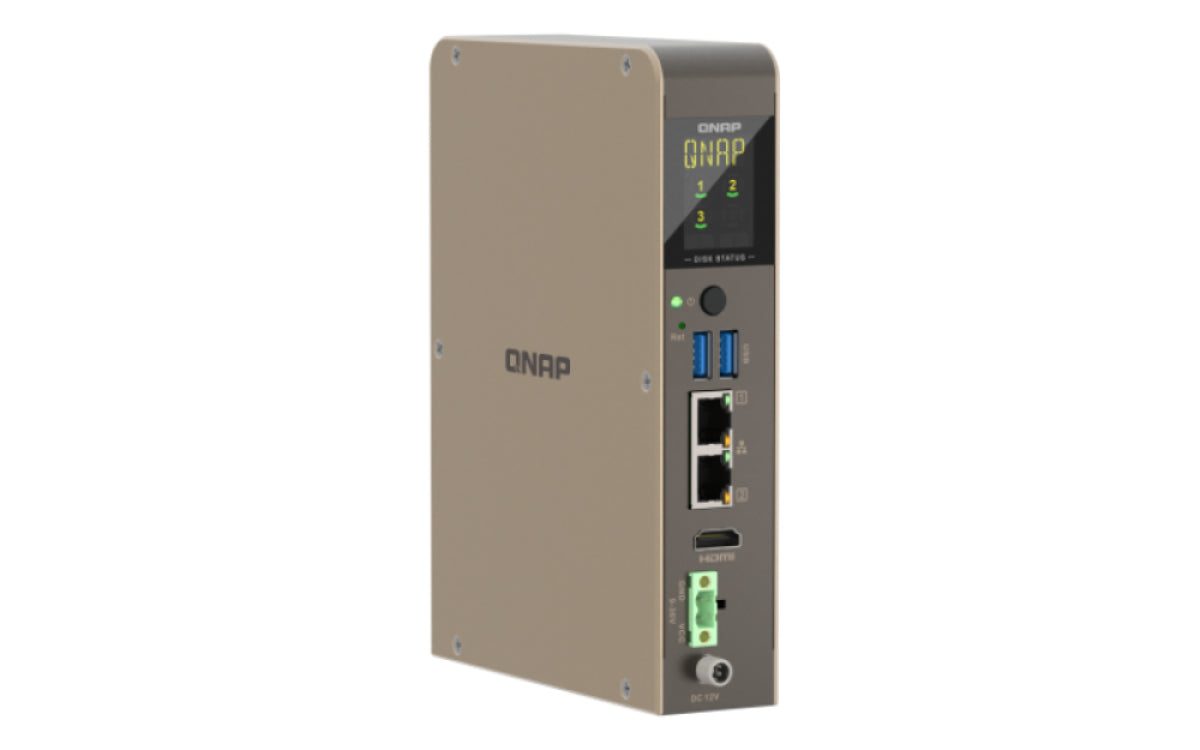 QNAP QBoat-300 NAS Kompakt 4 GB 0 TB QNAP QTS Grau