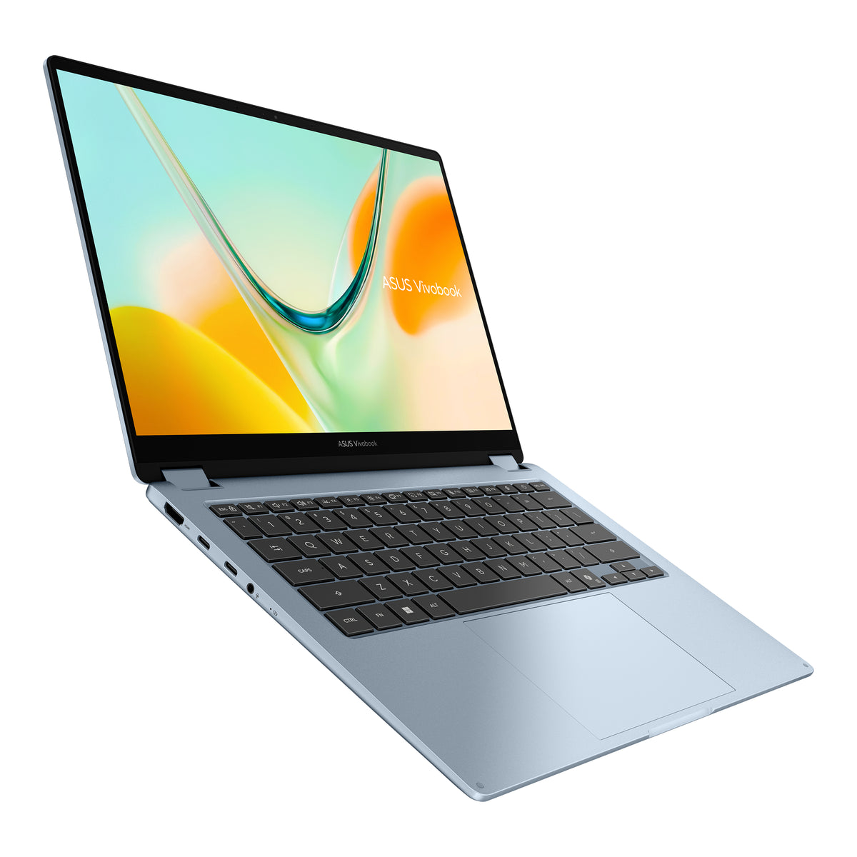 ASUS Vivobook S14 Flip TP5408QA-U2114W Copilot+ PC Snapdragon X1-26-100 Hybrid (2-in-1) 35,6 cm (14") Touchscreen WUXGA 16 GB LPDDR5x-SDRAM 512 GB SSD Wi-Fi 6E (802.11ax) Windows 11 Home Blau