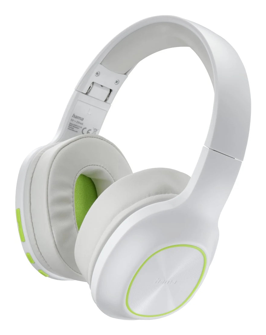 Hama Spirit Calypso III Kopfhörer Kabellos Kopfband Anrufe/Musik Bluetooth Grün, Weiß