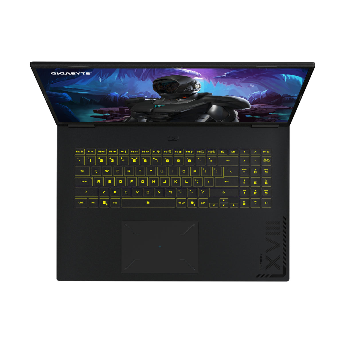 GIGABYTE GAMING A18 3VHK3FRC64SH laptop AMD Ryzen™ 7 260 45,7 cm (18") WQXGA 32 GB DDR5-SDRAM 1 TB SSD NVIDIA GeForce RTX 5060 Wi-Fi 6E (802.11ax) Windows 11 Home Schwarz