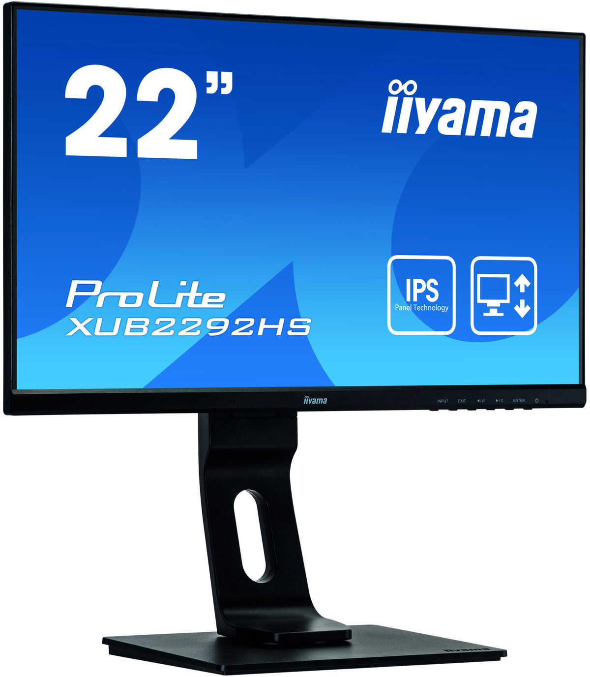 iiyama ProLite XUB2292HS-B1 Computerbildschirm 54,6 cm (21.5") 1920 x 1080 Pixel Full HD LED Schwarz