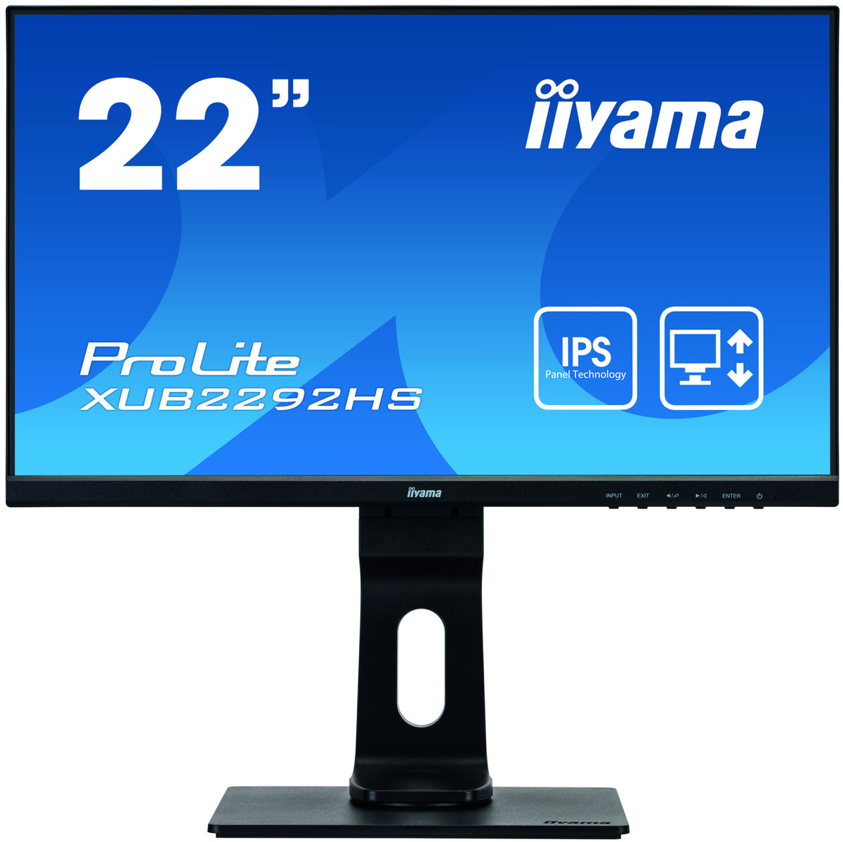iiyama ProLite XUB2292HS-B1 Computerbildschirm 54,6 cm (21.5") 1920 x 1080 Pixel Full HD LED Schwarz