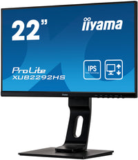 iiyama ProLite XUB2292HS-B1 Computerbildschirm 54,6 cm (21.5") 1920 x 1080 Pixel Full HD LED Schwarz