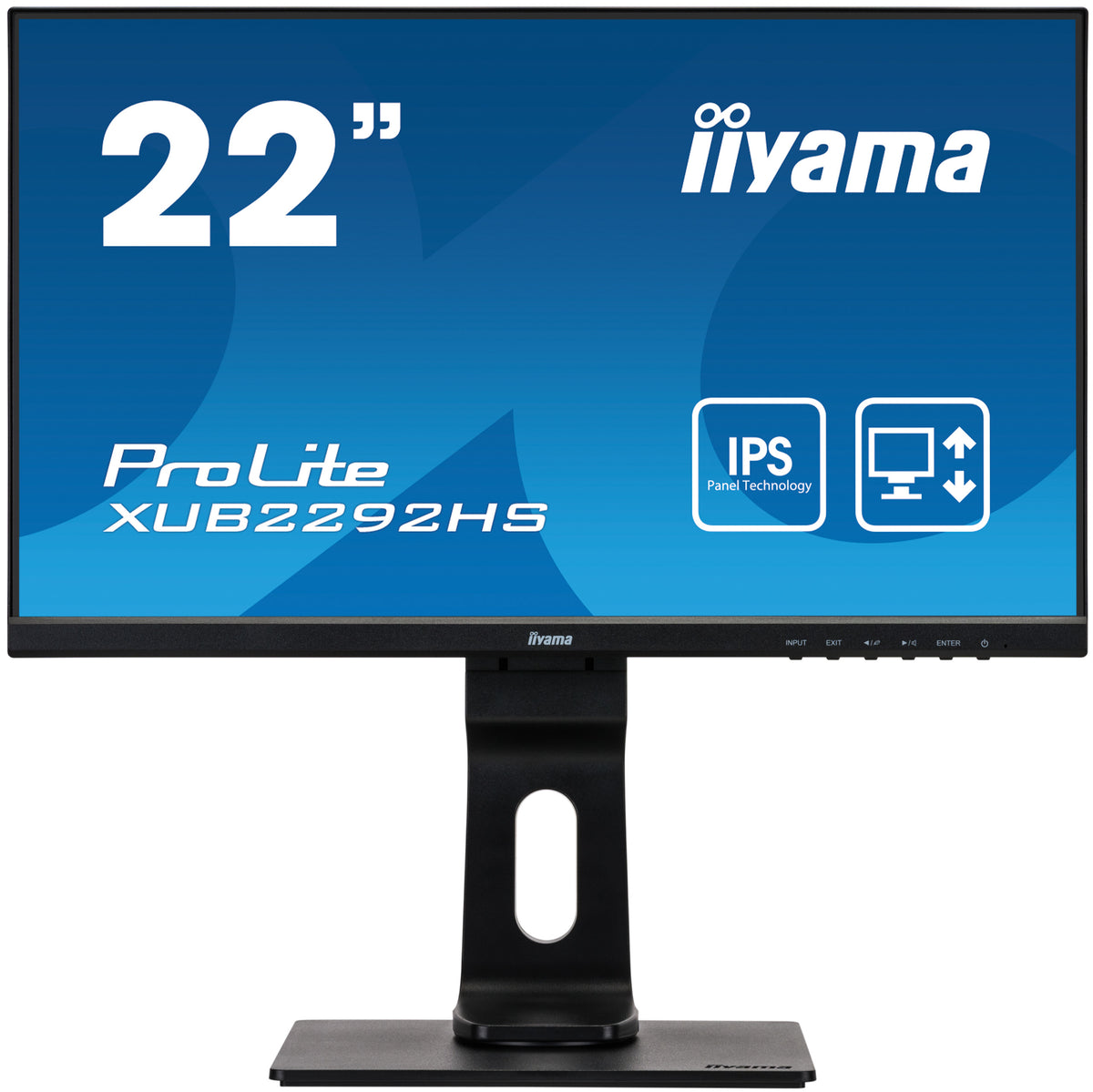 iiyama ProLite XUB2292HS-B1 Computerbildschirm 54,6 cm (21.5") 1920 x 1080 Pixel Full HD LED Schwarz