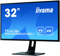 iiyama ProLite XB3288UHSU-B1 Computerbildschirm 80 cm (31.5") 3840 x 2160 Pixel 4K Ultra HD LED Schwarz