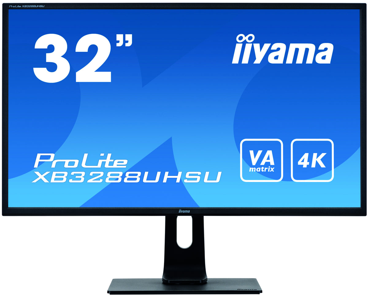 iiyama ProLite XB3288UHSU-B1 Computerbildschirm 80 cm (31.5") 3840 x 2160 Pixel 4K Ultra HD LED Schwarz