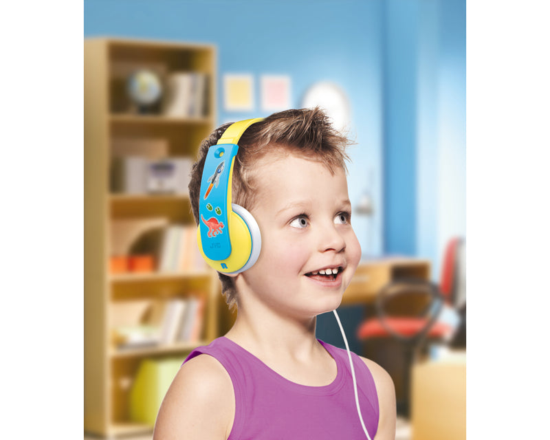 JVC HA-KD7-Y Kopfhörer Kabelgebunden Kopfband Ausbildung Blau, Gelb