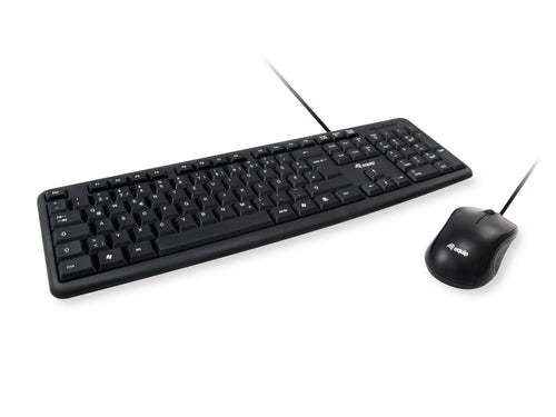 Equip 245203 Tastatur Maus enthalten Büro USB QWERTY Italienisch Schwarz