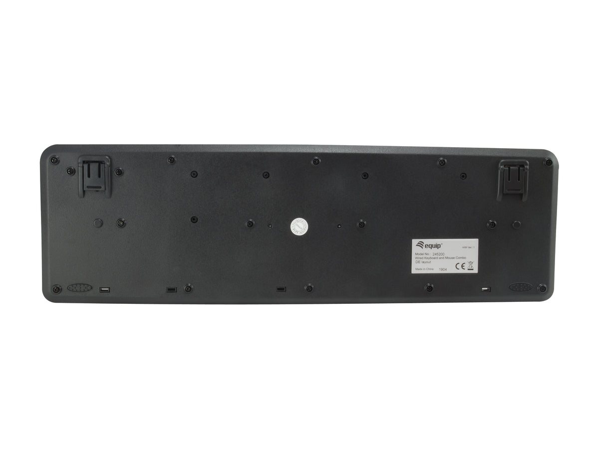 Equip 245201 Tastatur Maus enthalten Büro USB QWERTY Spanisch Schwarz