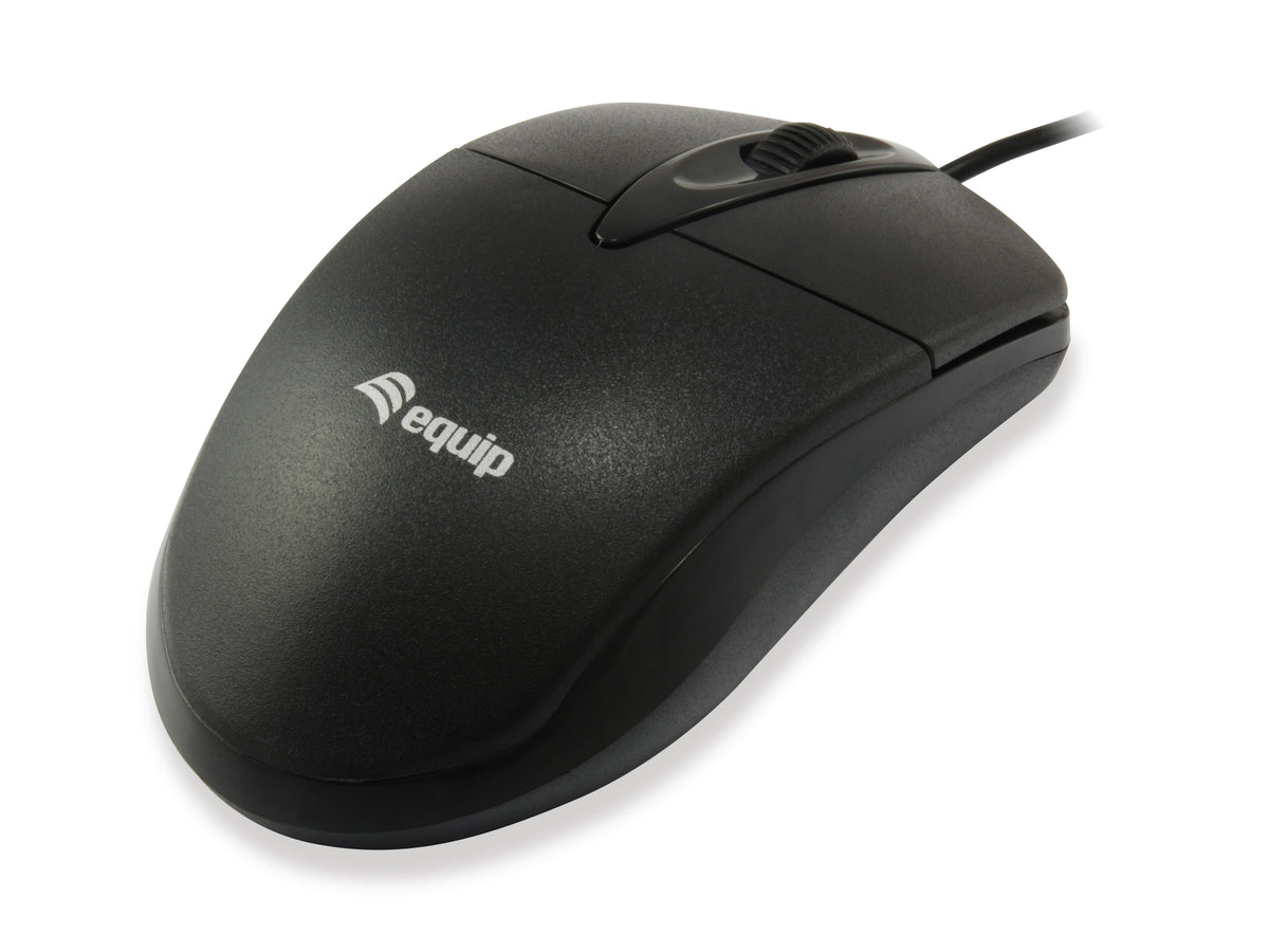 Equip 245102 Maus Büro Beidhändig USB Typ-A Optisch 1000 DPI