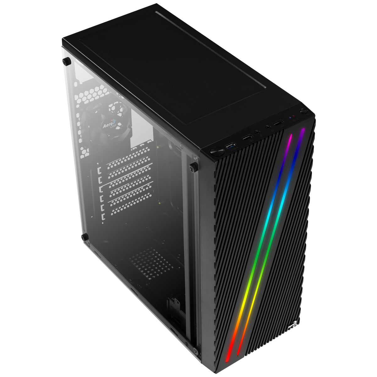 Aerocool Streak Midi Tower Schwarz