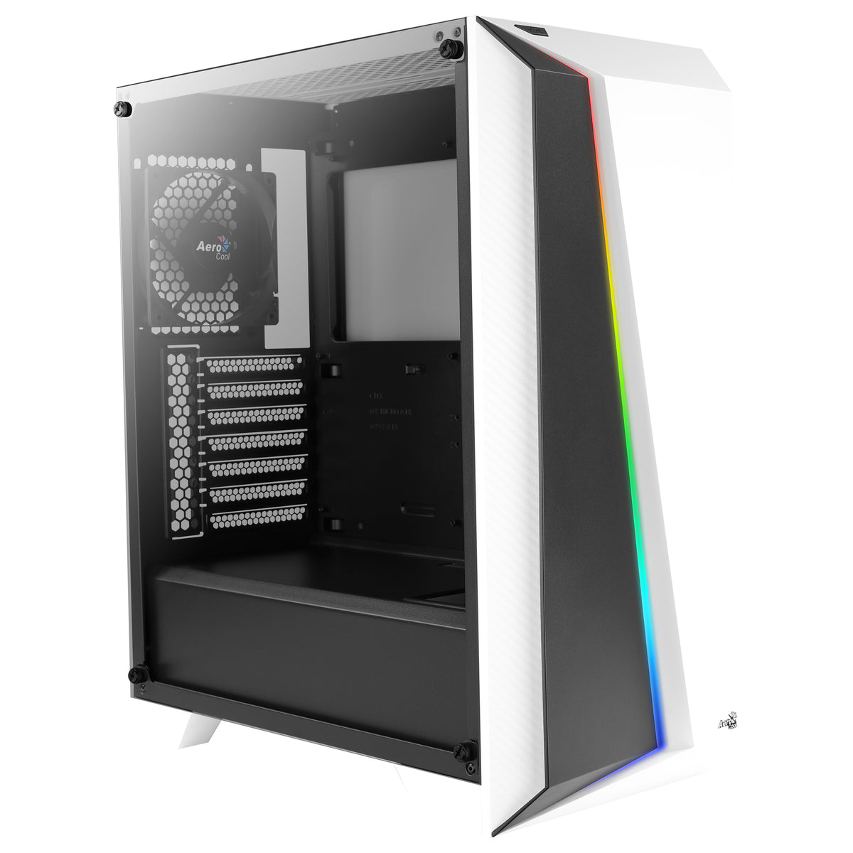 Aerocool CYLONPROWG Midi Tower Weiß