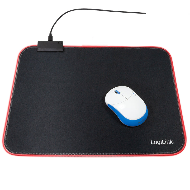 LogiLink ID0183 Mauspad Gaming-Mauspad Schwarz