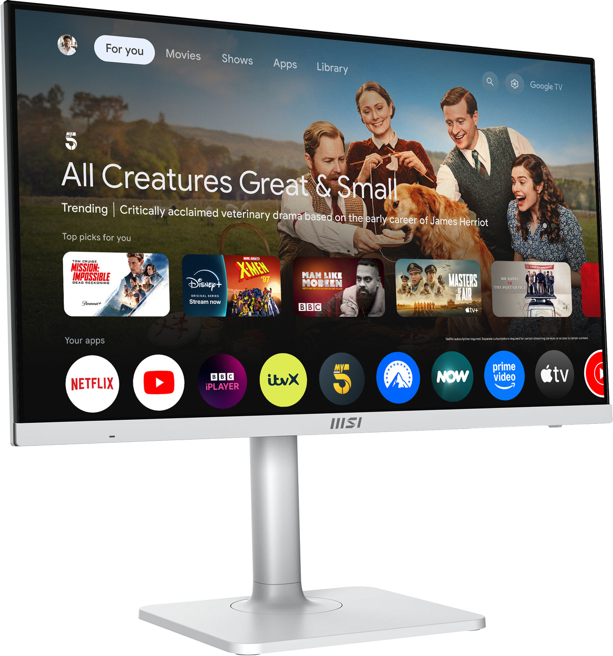 MSI MODERN MD272UPSWDE Computerbildschirm 68,6 cm (27") 3840 x 2160 Pixel 4K Ultra HD Weiß
