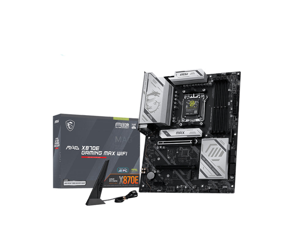 MSI MAG X870E GAMING MAX WIFI Motherboard AMD X870E Socket AM5 ATX