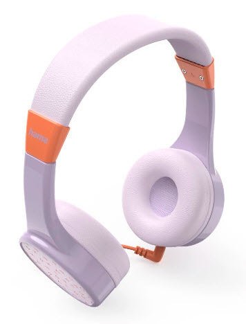 Hama Teens Guard II Kopfhörer Kabellos Kopfband Anrufe/Musik USB Typ-C Bluetooth Orange, Violett
