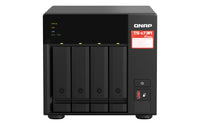 QNAP TS-473A NAS Tower Ryzen Embedded V1500B 8 GB DDR4 0 TB QNAP Turbo System Schwarz