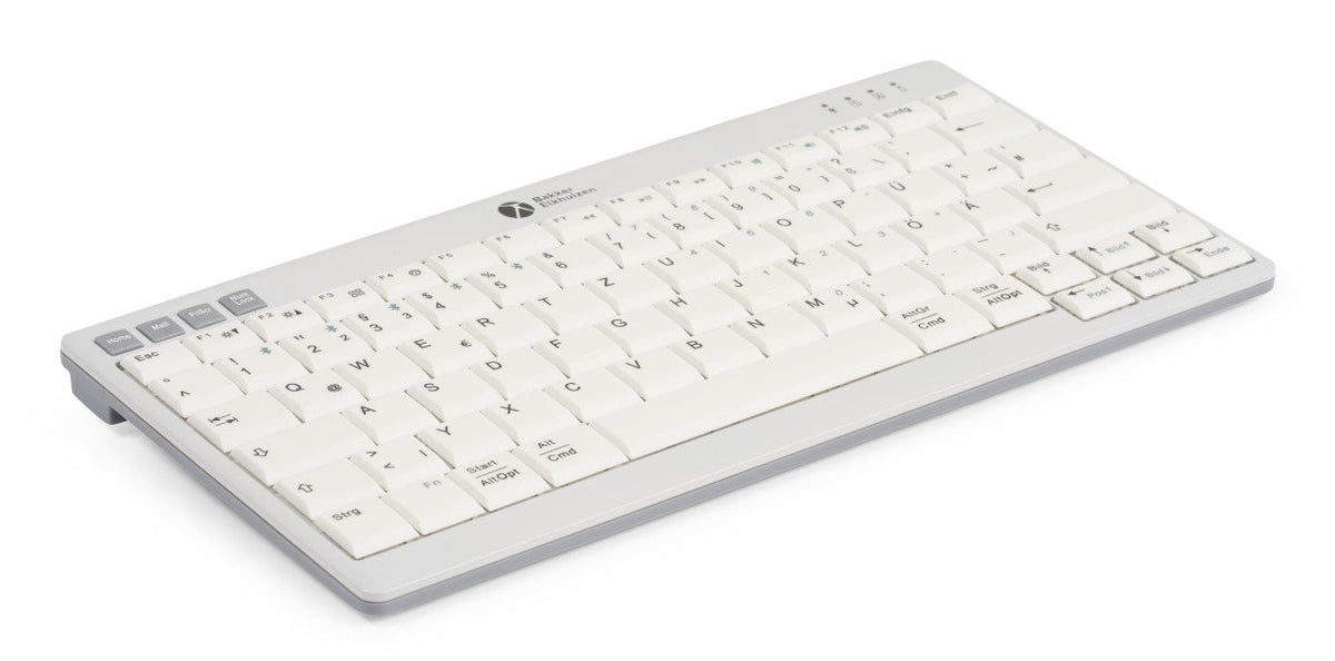 BakkerElkhuizen UltraBoard 950 V2 Tastatur Haus USB + Bluetooth QWERTY US Englisch Dunkles Grau, Hellgrau