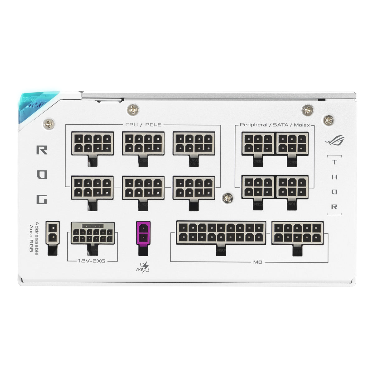 ASUS ROG -THOR-1200P3-WHITE-GAMING Netzteil 1200 W 20+4 pin ATX ATX Weiß