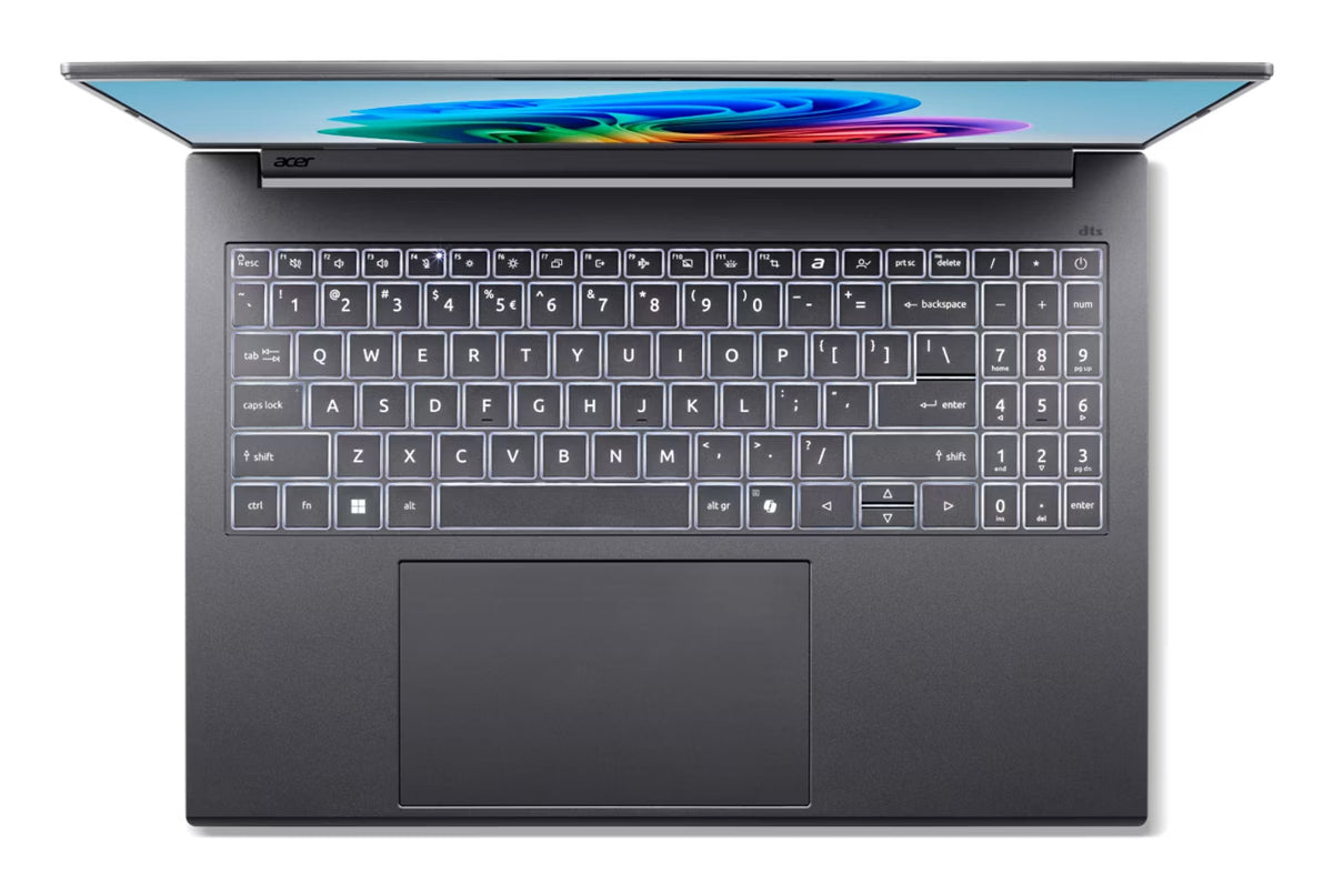 Acer Aspire 16 AI A16-52M-50CF Copilot+ PC Intel Core Ultra 5 226V Laptop 40,6 cm (16") WUXGA+ 16 GB LPDDR5x-SDRAM 1 TB SSD Wi-Fi 7 (802.11be) Windows 11 Home Grau
