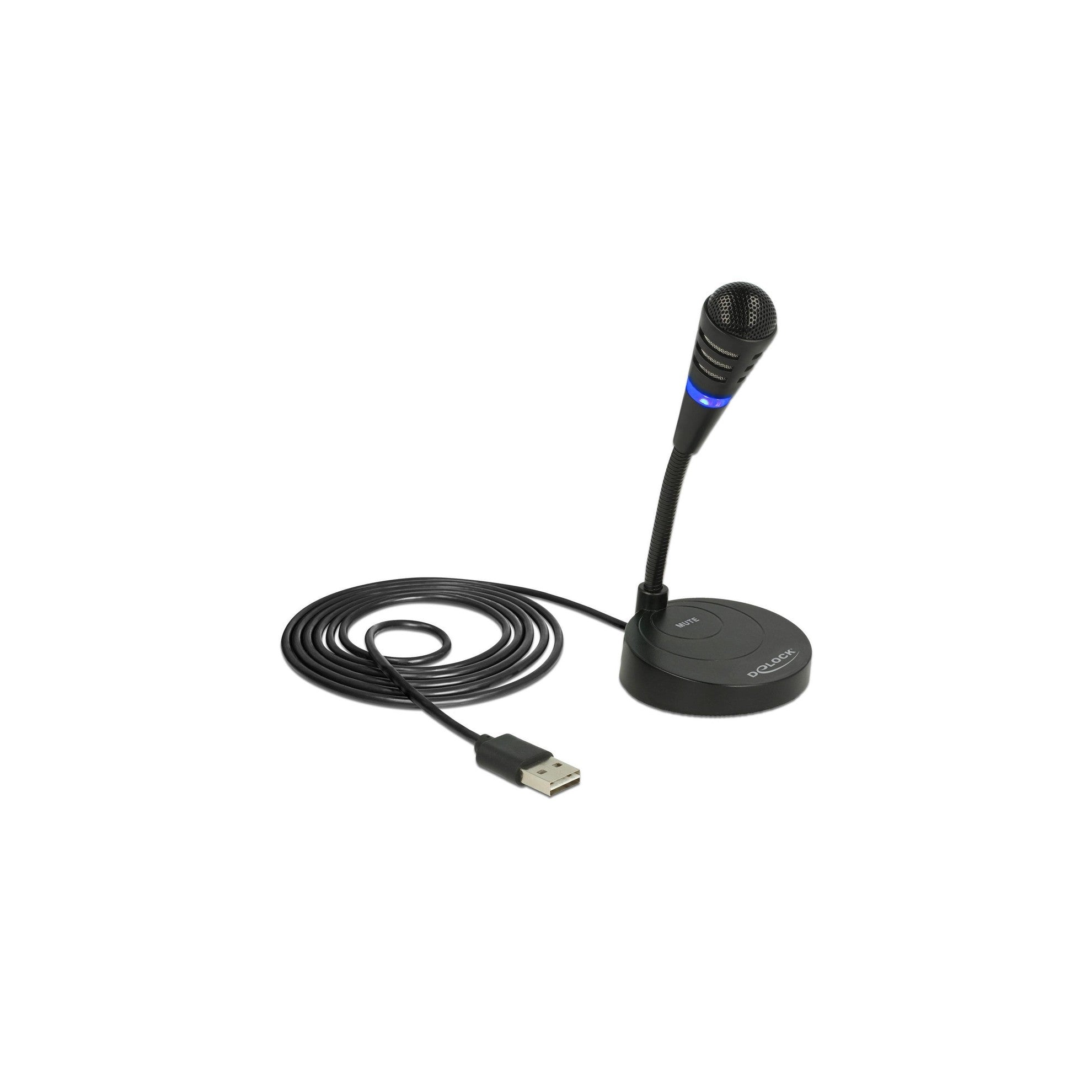 Delock USB Microphon mit Touchmute