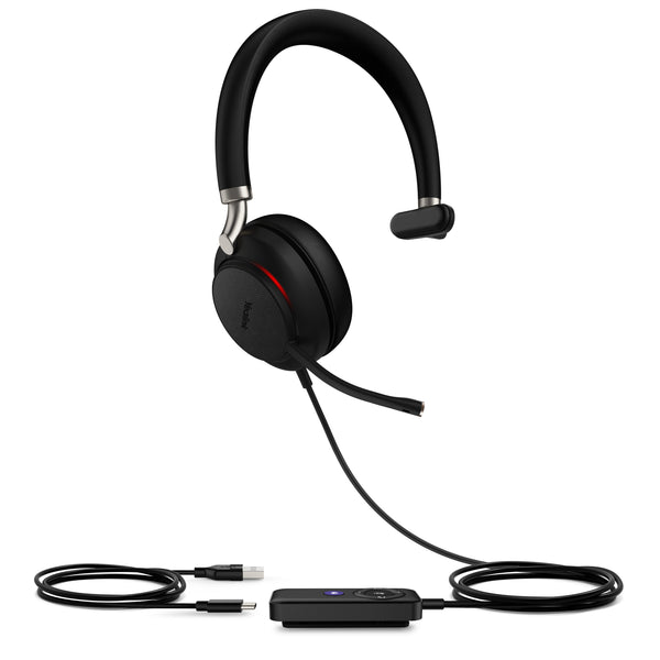Yealink UH38 Mono UC Headset Wired & Wireless Headband Office/Call Center Bluetooth Black