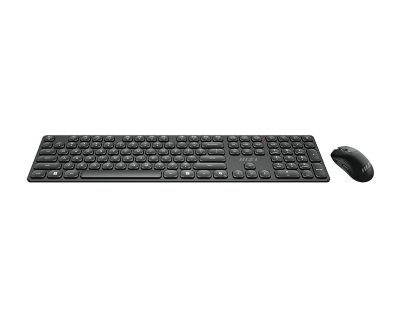 MSI FORGE K210 WIRELESS COMBO Tastatur Maus enthalten Heimbüro USB Schwarz