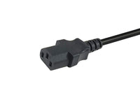 Equip 112141 Stromkabel Schwarz 3 m IEC C20 IEC C13