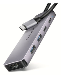 Axagon HMC-5H60 USB 5Gbps hub, 2x USB-A, 1x USB-C, HDMI 4k/60Hz, PD 100W, USB-C Kabel