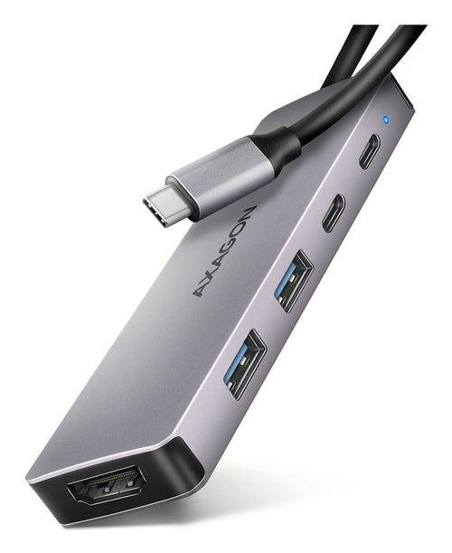 Axagon HMC-5H60 USB 5Gbps hub, 2x USB-A, 1x USB-C, HDMI 4k/60Hz, PD 100W, USB-C Kabel
