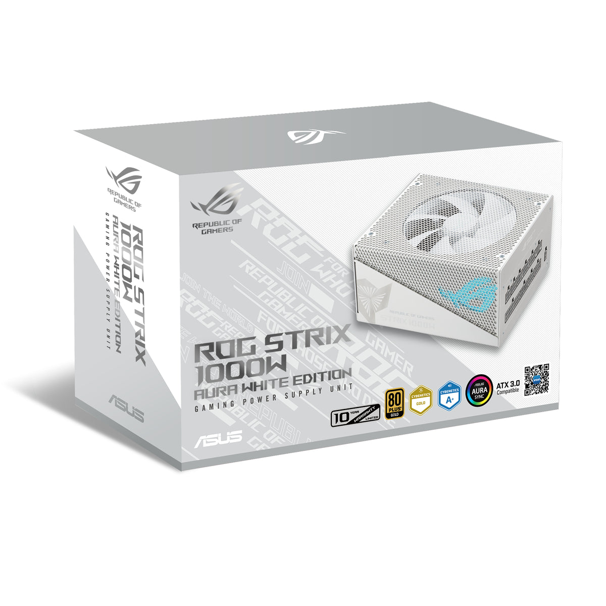 ASUS ROG -STRIX-1000G-AURA-WHITE-GAMING Netzteil 1000 W 24-pin ATX ATX Weiß