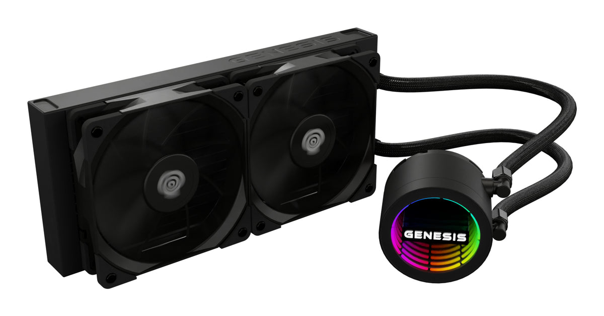 GENESIS NLG-2318 Computerkühlsystem Prozessor All-in-One-Flüssigkeitskühler Schwarz