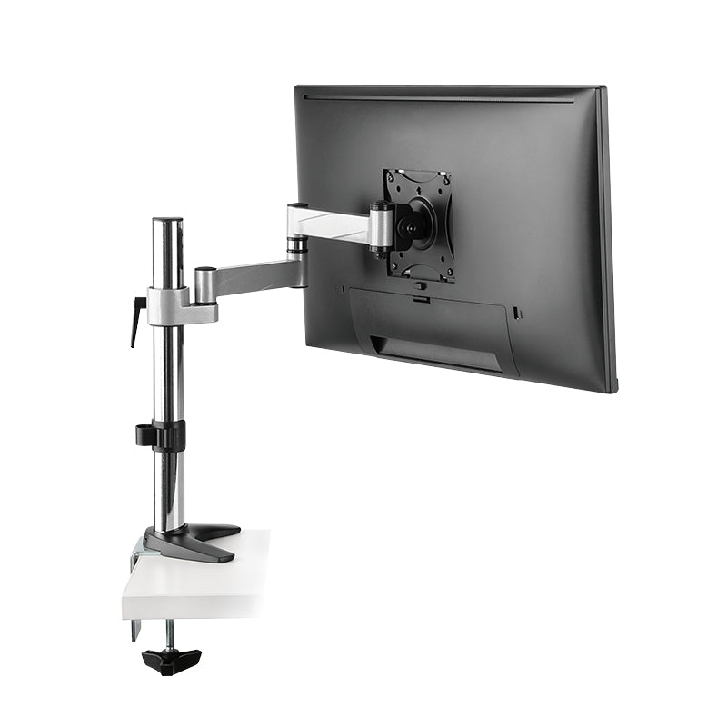 LogiLink BP0076 Flachbildschirm-Tischhalterung 68,6 cm (27") Tisch/Bank Schwarz, Edelstahl