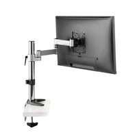 LogiLink BP0076 Flachbildschirm-Tischhalterung 68,6 cm (27") Tisch/Bank Schwarz, Edelstahl